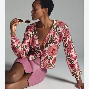 EUC Kachel Anthropologie Relaxed Fit Ribbed Cardigan